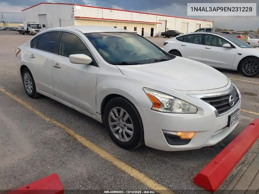 1N4AL3AP9EN231228 2014 Nissan Altima 2.5 S