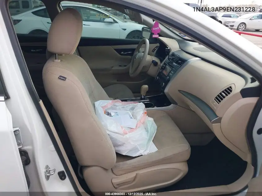 1N4AL3AP9EN231228 2014 Nissan Altima 2.5 S