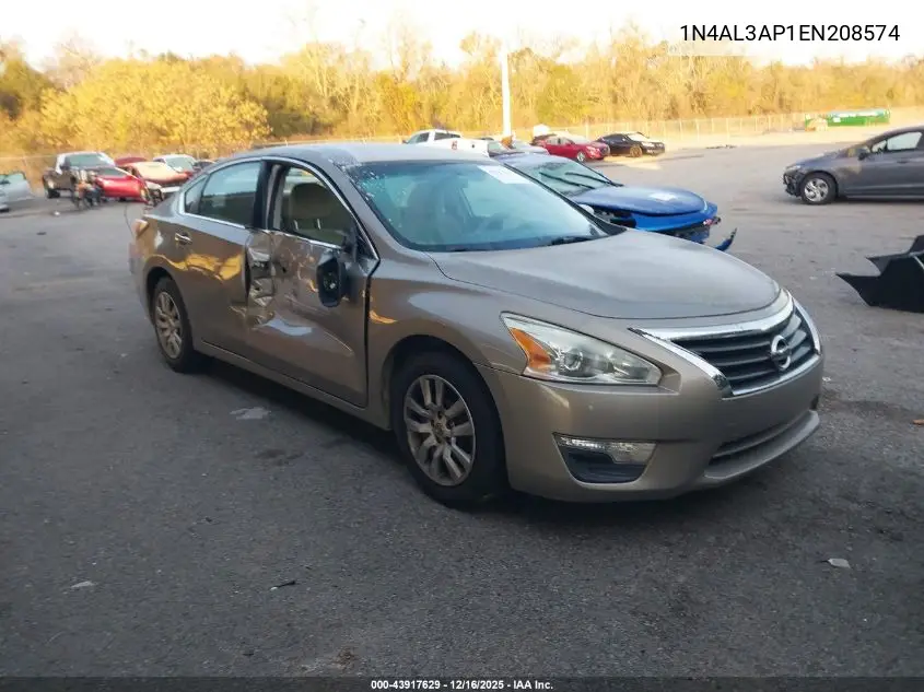 1N4AL3AP1EN208574 2014 Nissan Altima 2.5 S