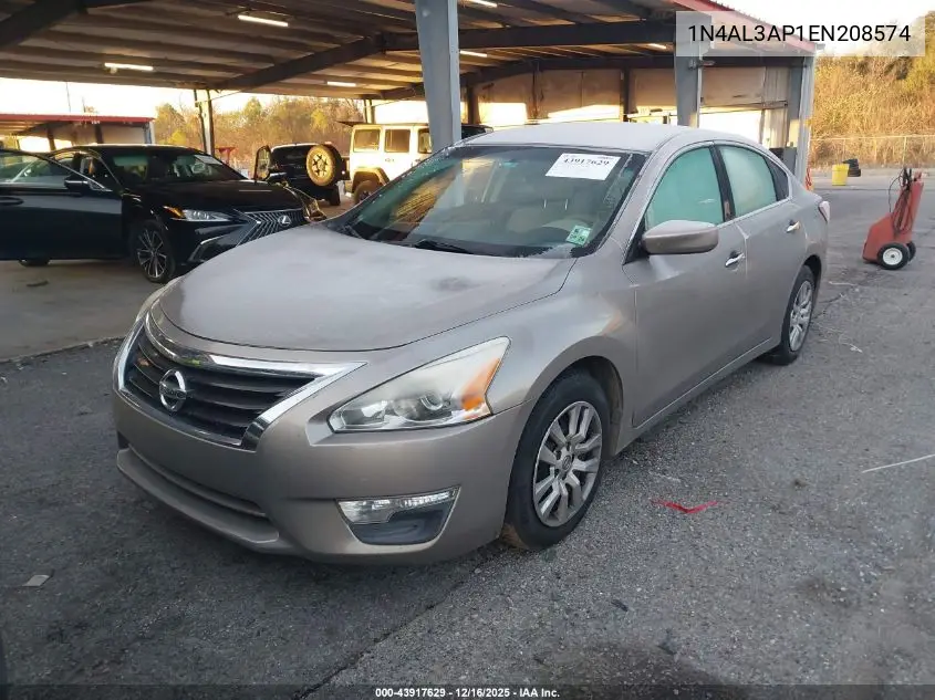 1N4AL3AP1EN208574 2014 Nissan Altima 2.5 S