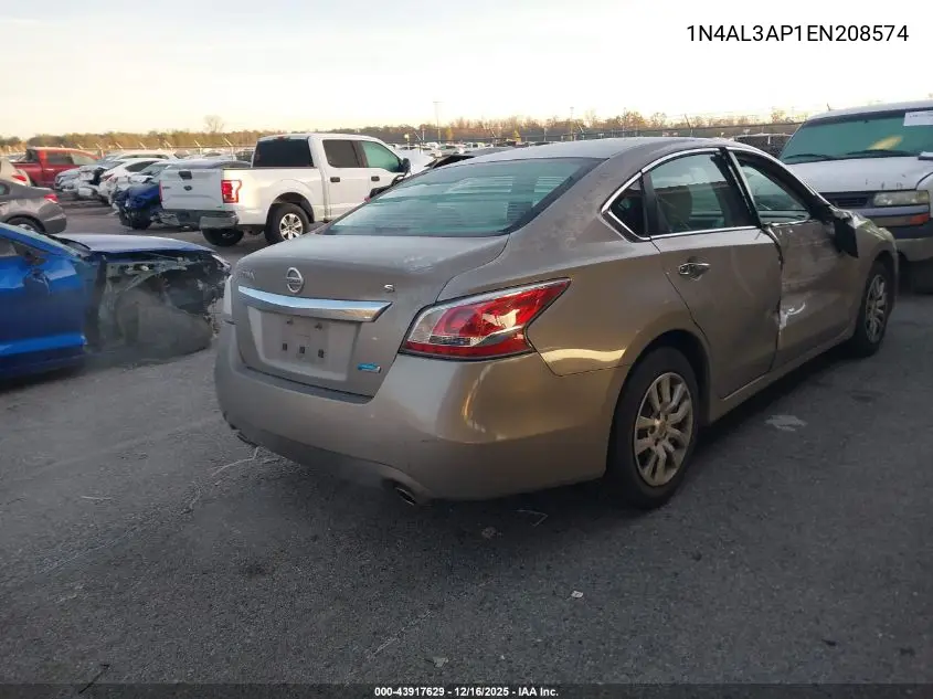 1N4AL3AP1EN208574 2014 Nissan Altima 2.5 S