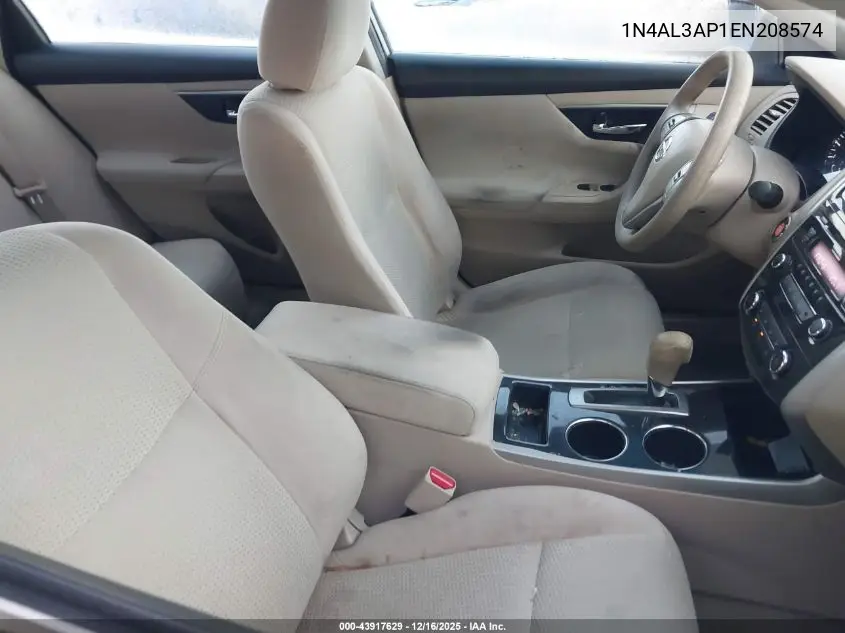1N4AL3AP1EN208574 2014 Nissan Altima 2.5 S