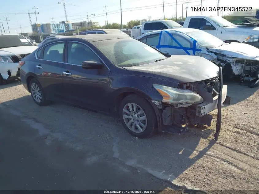 1N4AL3AP2EN345572 2014 Nissan Altima 2.5 S