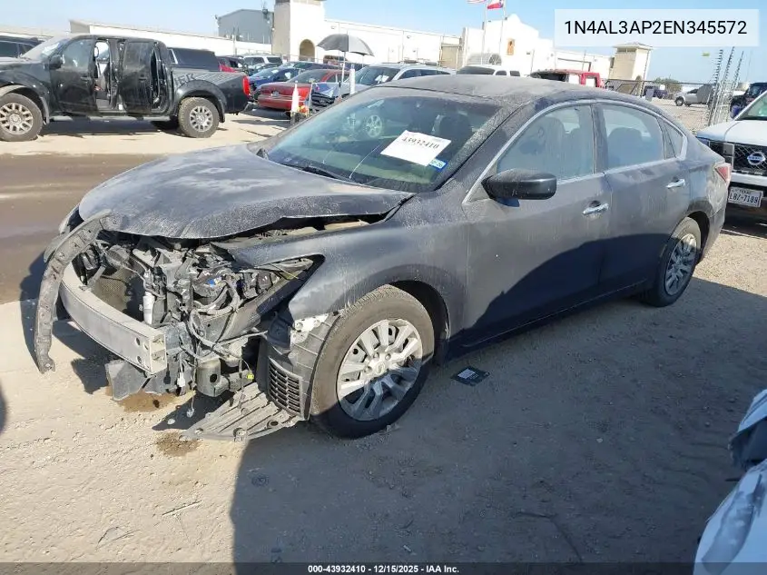 1N4AL3AP2EN345572 2014 Nissan Altima 2.5 S