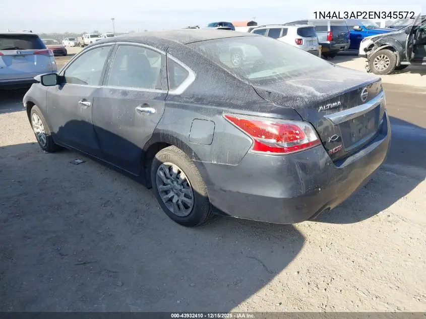 1N4AL3AP2EN345572 2014 Nissan Altima 2.5 S