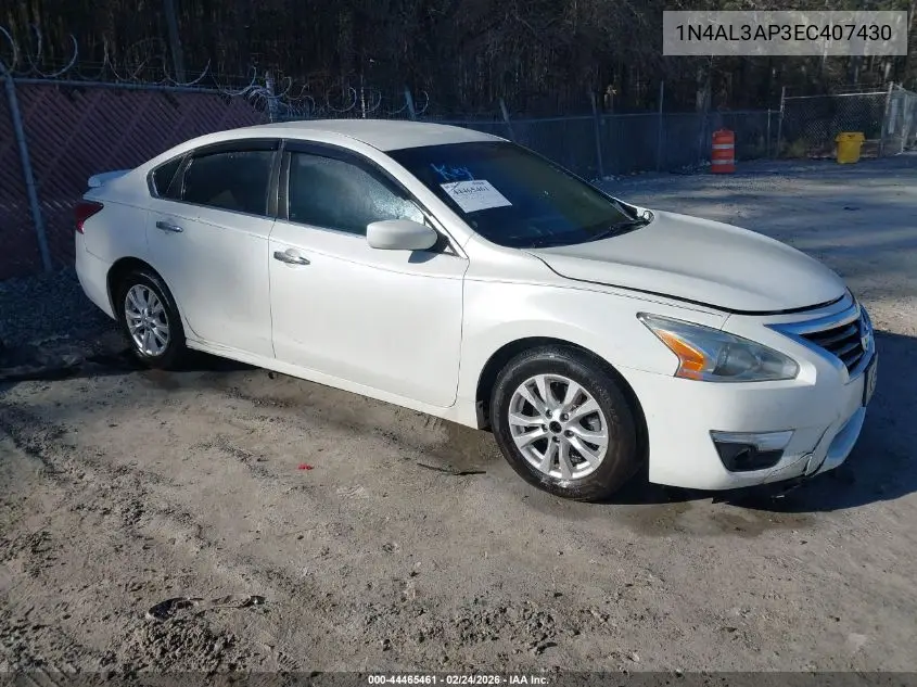 1N4AL3AP3EC407430 2014 Nissan Altima 2.5 S