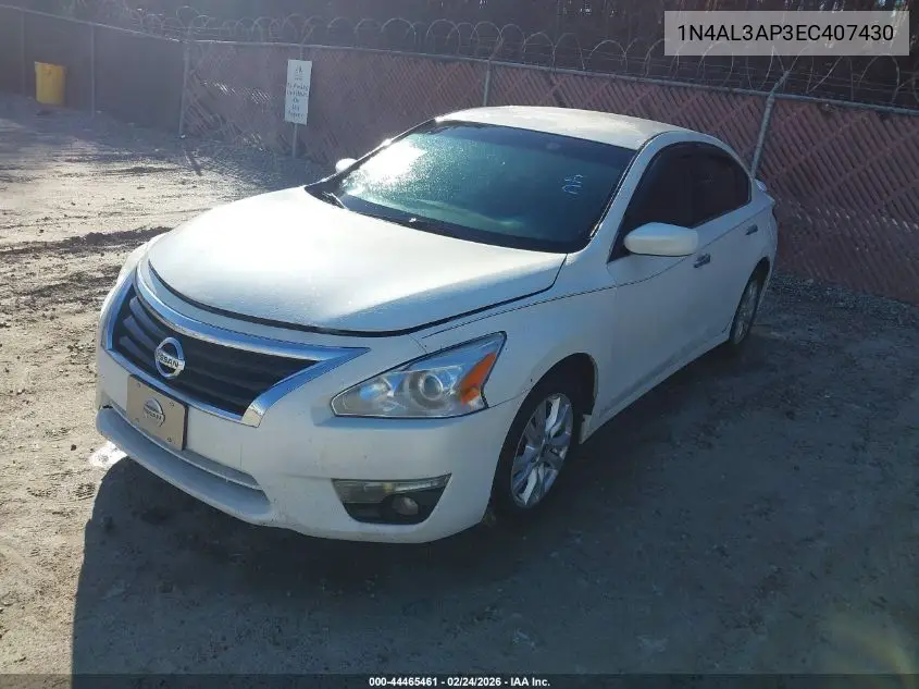 1N4AL3AP3EC407430 2014 Nissan Altima 2.5 S