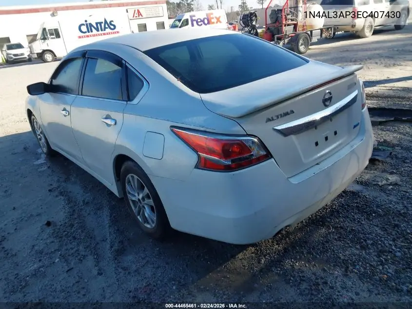 1N4AL3AP3EC407430 2014 Nissan Altima 2.5 S