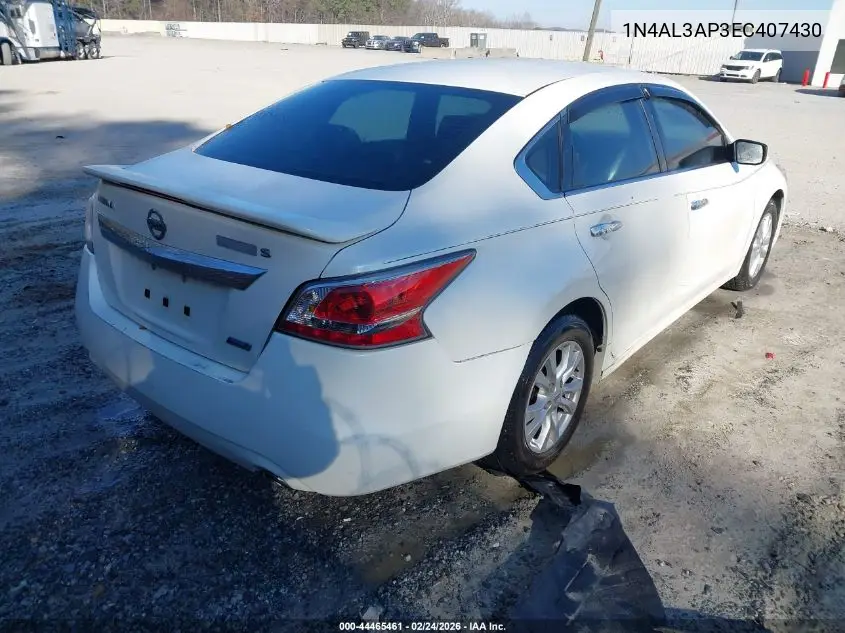 1N4AL3AP3EC407430 2014 Nissan Altima 2.5 S