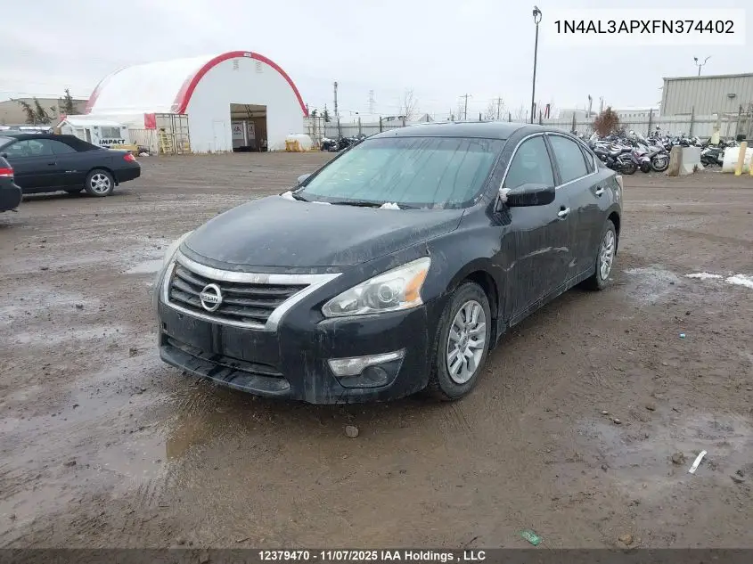 1N4AL3APXFN374402 2015 Nissan Altima 2.5/2.5 S/2.5 Sl/2.5 Sv