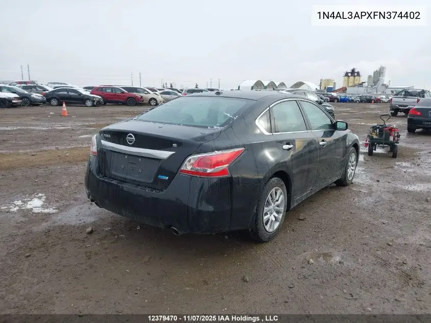 1N4AL3APXFN374402 2015 Nissan Altima 2.5/2.5 S/2.5 Sl/2.5 Sv