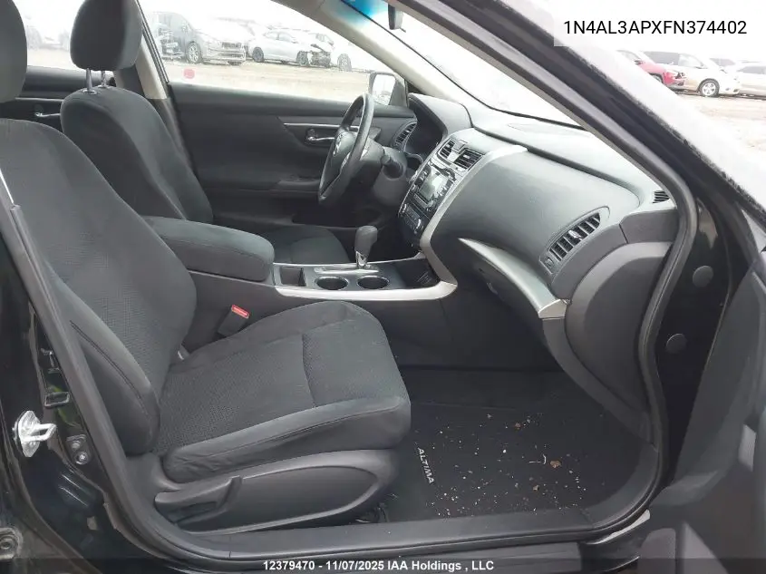 1N4AL3APXFN374402 2015 Nissan Altima 2.5/2.5 S/2.5 Sl/2.5 Sv