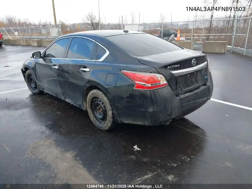1N4AL3AP4FN891503 2015 Nissan Altima 2.5/2.5 S/2.5 Sl/2.5 Sv