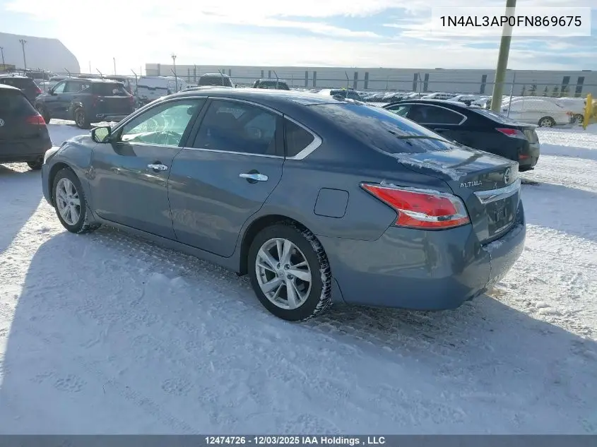 1N4AL3AP0FN869675 2015 Nissan Altima 2.5/S/Sv/Sl