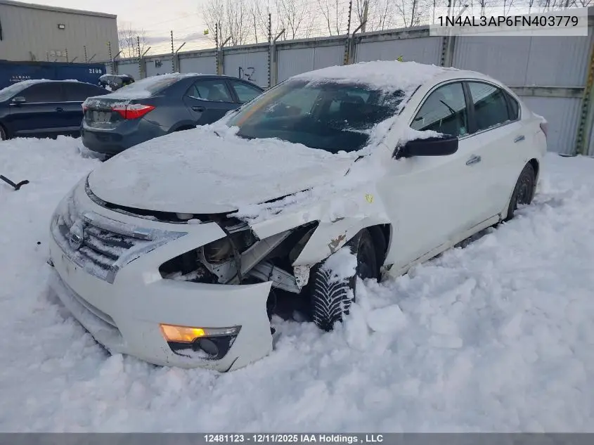 1N4AL3AP6FN403779 2015 Nissan Altima 2.5/2.5 S/2.5 Sl/2.5 Sv