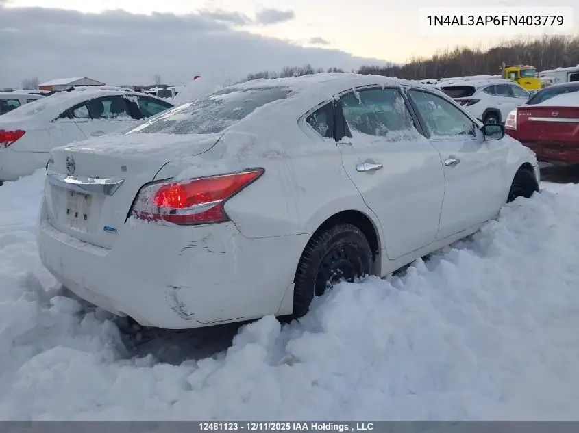 1N4AL3AP6FN403779 2015 Nissan Altima 2.5/2.5 S/2.5 Sl/2.5 Sv