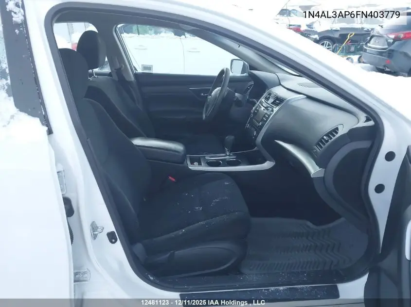 1N4AL3AP6FN403779 2015 Nissan Altima 2.5/2.5 S/2.5 Sl/2.5 Sv