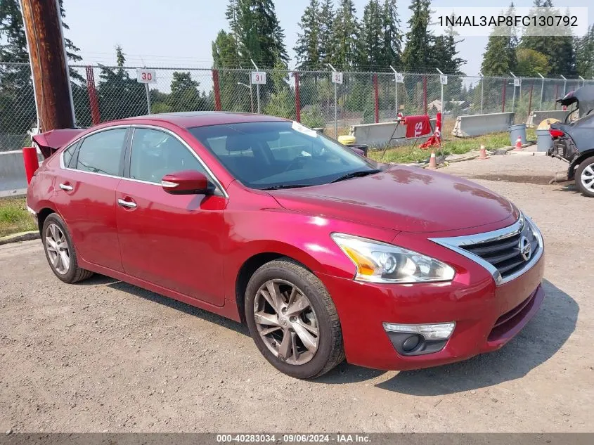 1N4AL3AP8FC130792 2015 Nissan Altima 2.5 Sv