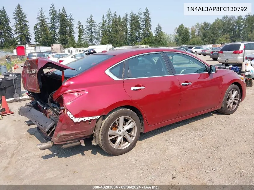 1N4AL3AP8FC130792 2015 Nissan Altima 2.5 Sv