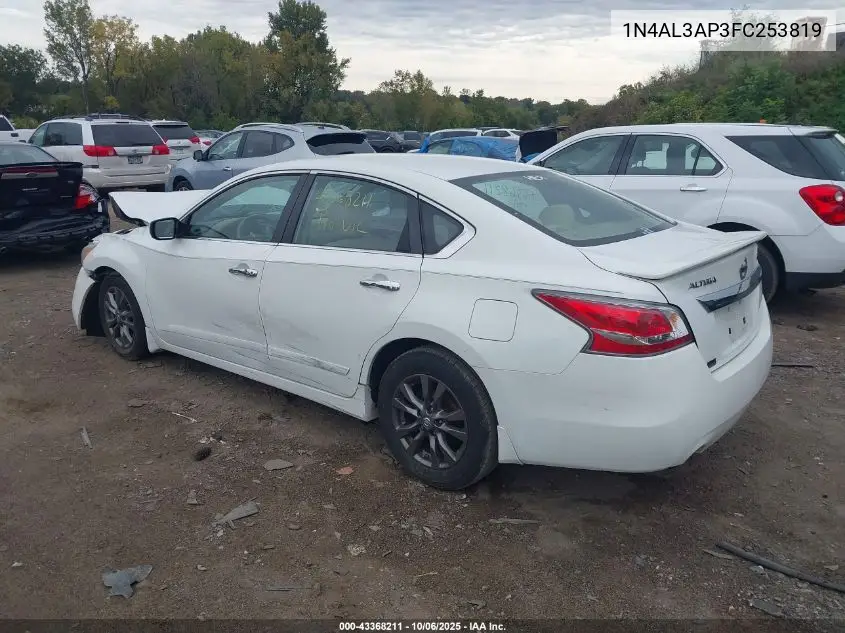 1N4AL3AP3FC253819 2015 Nissan Altima 2.5 S