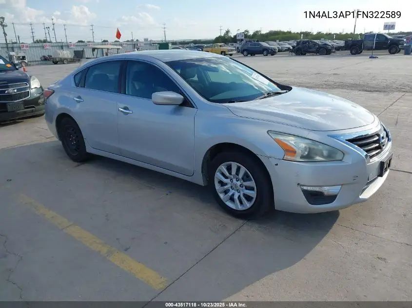 1N4AL3AP1FN322589 2015 Nissan Altima 2.5/2.5 S/2.5 Sl/2.5 Sv