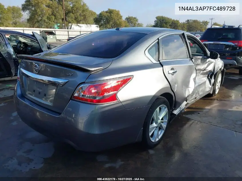 1N4AL3AP7FC489728 2015 Nissan Altima 2.5 Sv