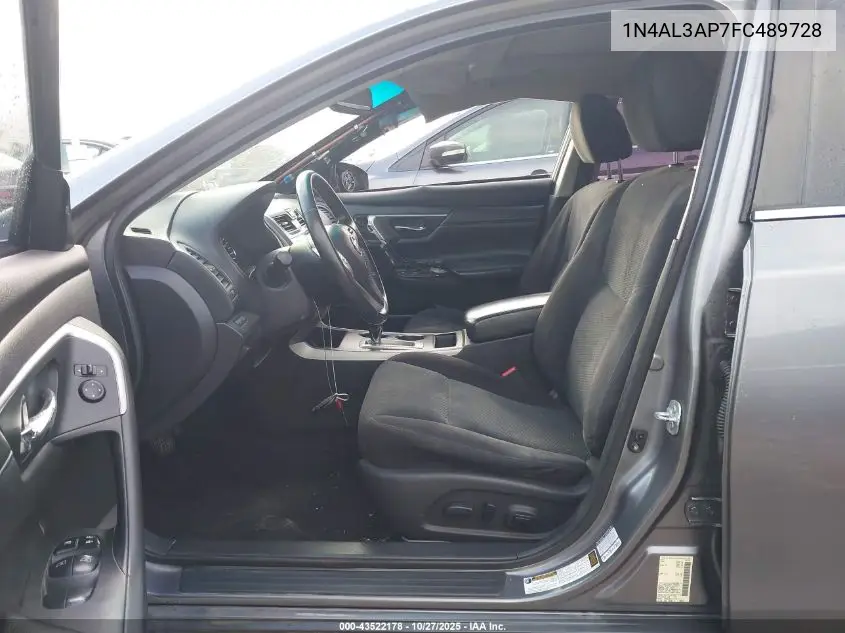 1N4AL3AP7FC489728 2015 Nissan Altima 2.5 Sv