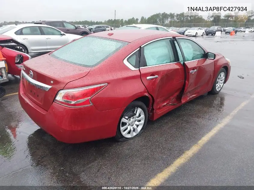 1N4AL3AP8FC427934 2015 Nissan Altima 2.5 S