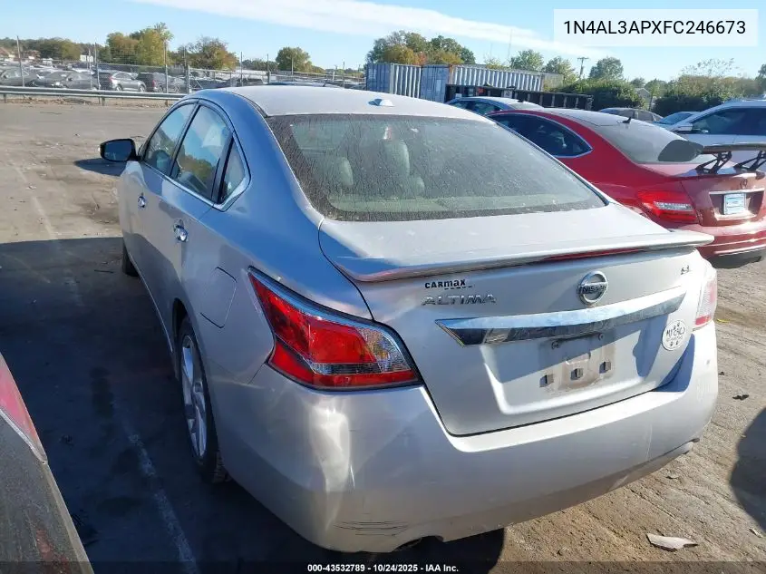 1N4AL3APXFC246673 2015 Nissan Altima 2.5 Sl