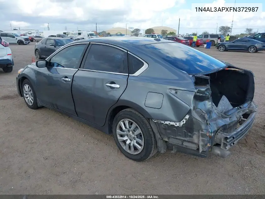 1N4AL3APXFN372987 2015 Nissan Altima 2.5 S