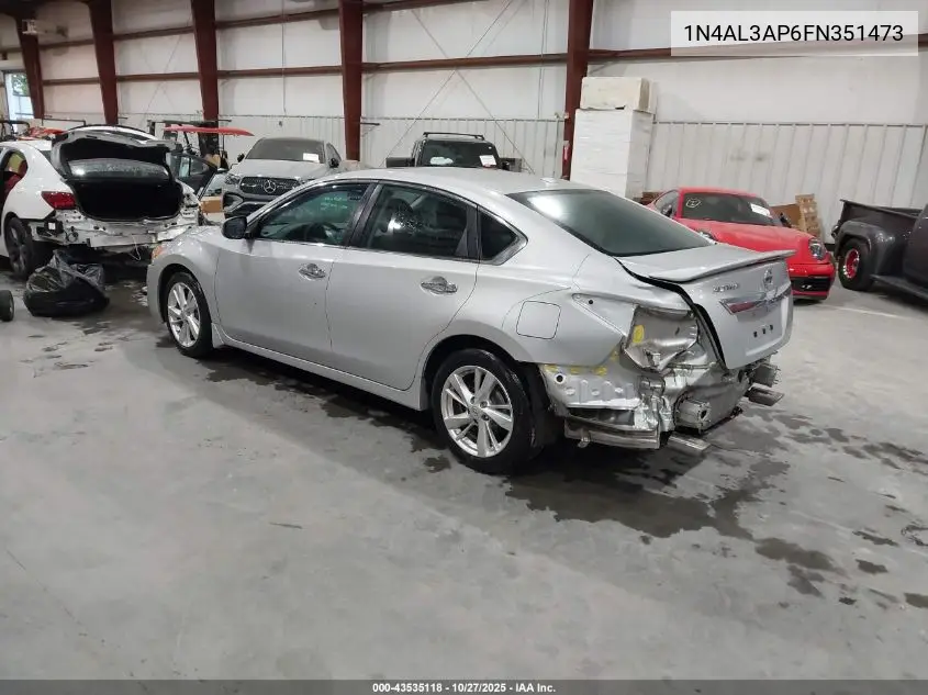 1N4AL3AP6FN351473 2015 Nissan Altima 2.5 Sl
