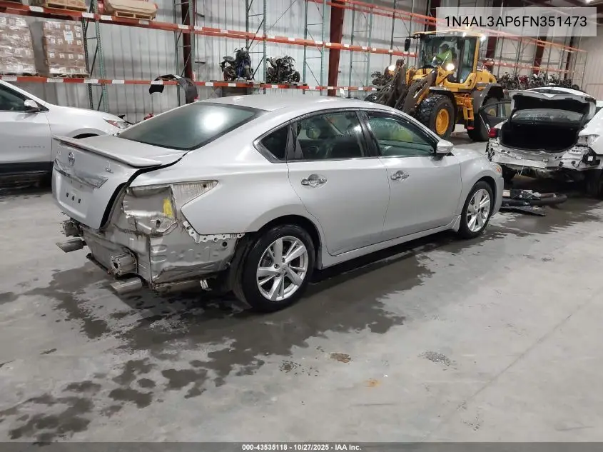 1N4AL3AP6FN351473 2015 Nissan Altima 2.5 Sl