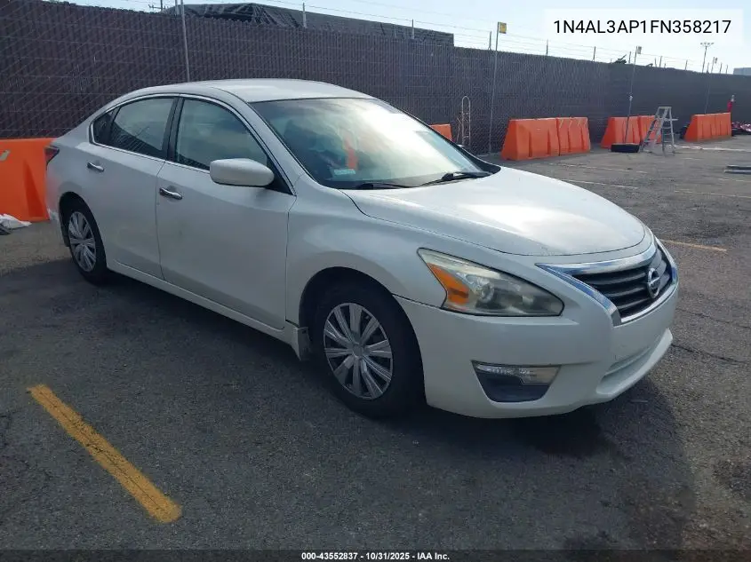 1N4AL3AP1FN358217 2015 Nissan Altima 2.5 S