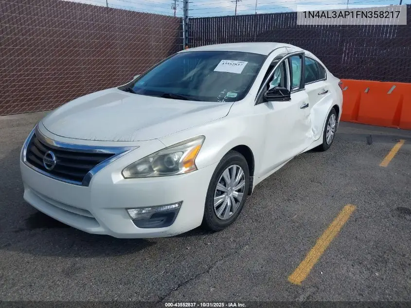 1N4AL3AP1FN358217 2015 Nissan Altima 2.5 S