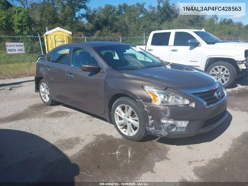 1N4AL3AP4FC428563 2015 Nissan Altima 2.5 Sv