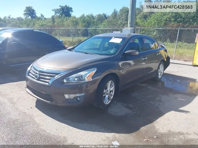 1N4AL3AP4FC428563 2015 Nissan Altima 2.5 Sv
