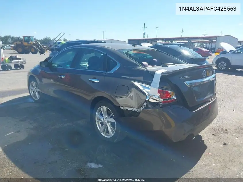 1N4AL3AP4FC428563 2015 Nissan Altima 2.5 Sv
