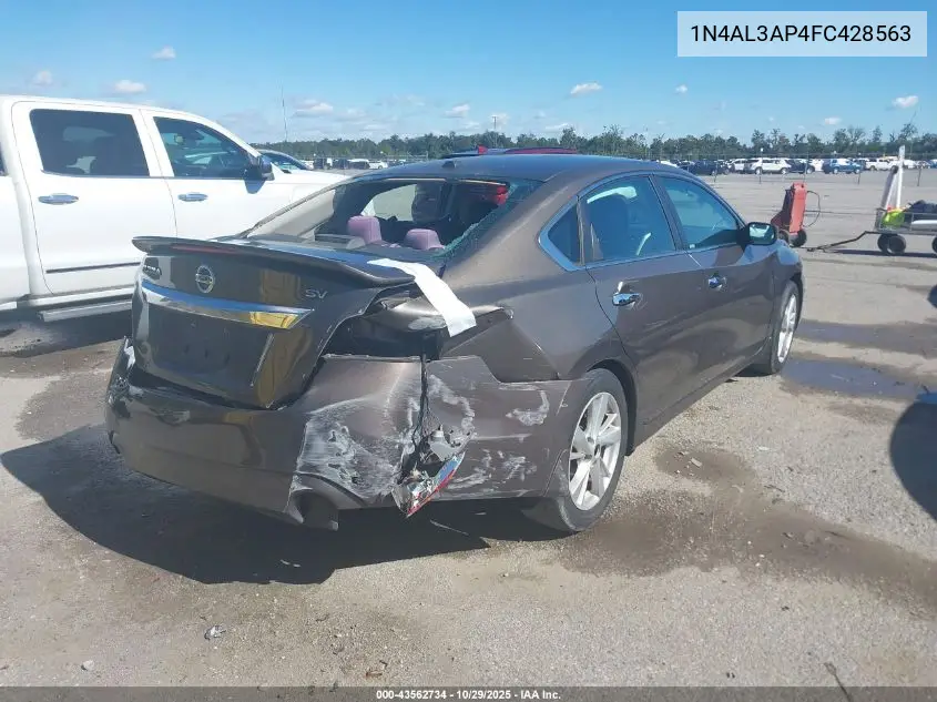 1N4AL3AP4FC428563 2015 Nissan Altima 2.5 Sv