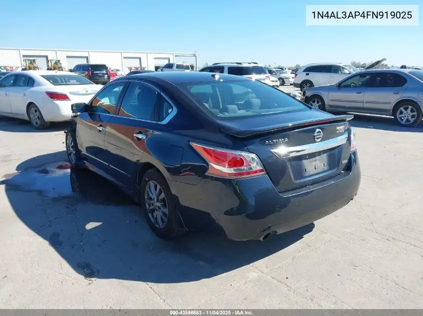 1N4AL3AP4FN919025 2015 Nissan Altima 2.5 S