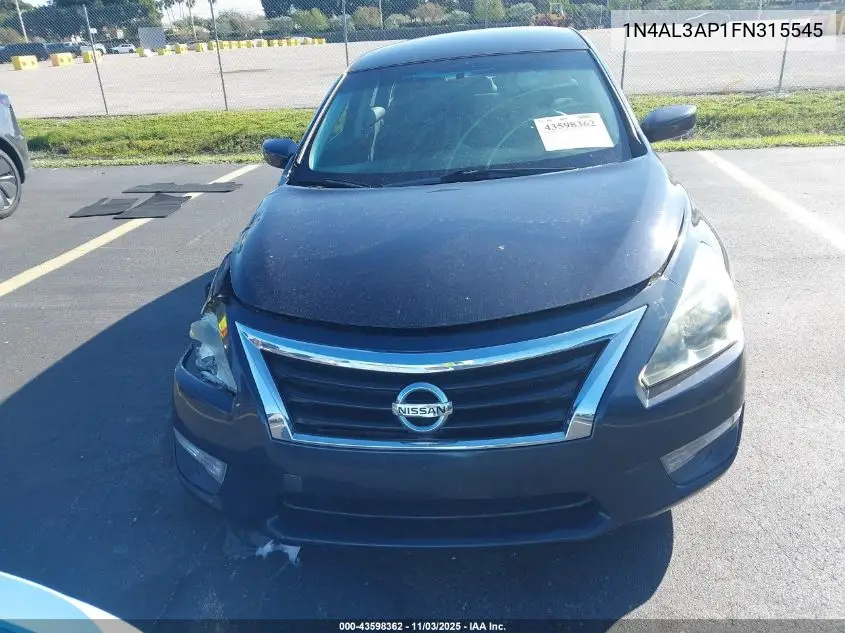 1N4AL3AP1FN315545 2015 Nissan Altima 2.5 S