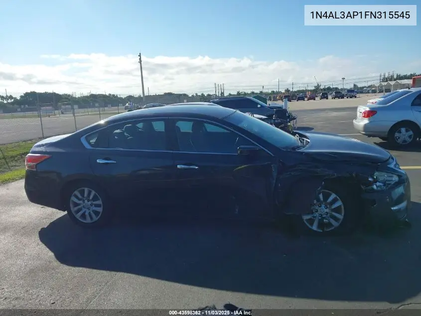 1N4AL3AP1FN315545 2015 Nissan Altima 2.5 S