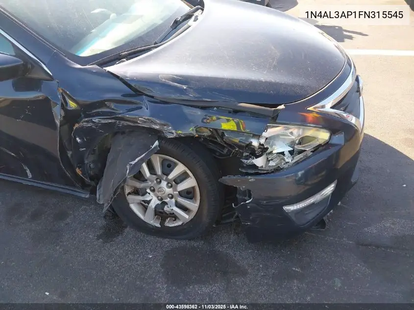 1N4AL3AP1FN315545 2015 Nissan Altima 2.5 S