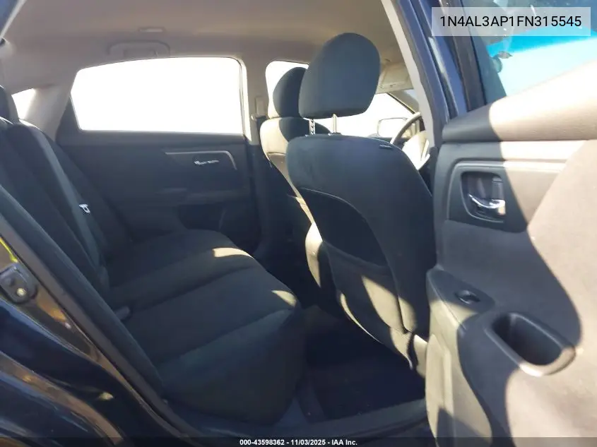 1N4AL3AP1FN315545 2015 Nissan Altima 2.5 S