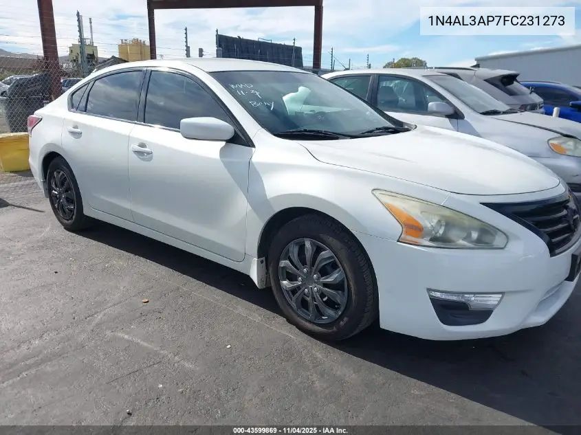 1N4AL3AP7FC231273 2015 Nissan Altima 2.5 S