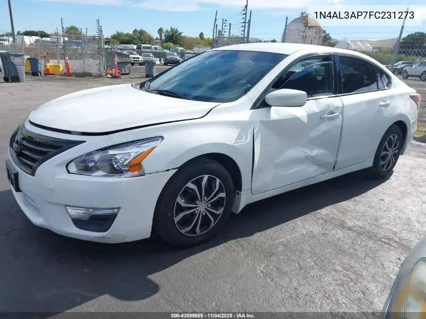 1N4AL3AP7FC231273 2015 Nissan Altima 2.5 S