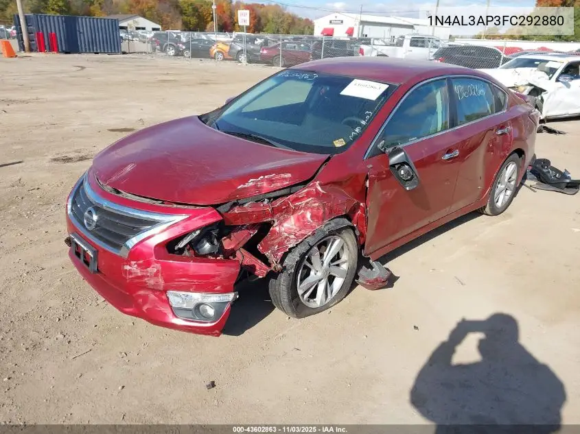 1N4AL3AP3FC292880 2015 Nissan Altima 2.5 Sv