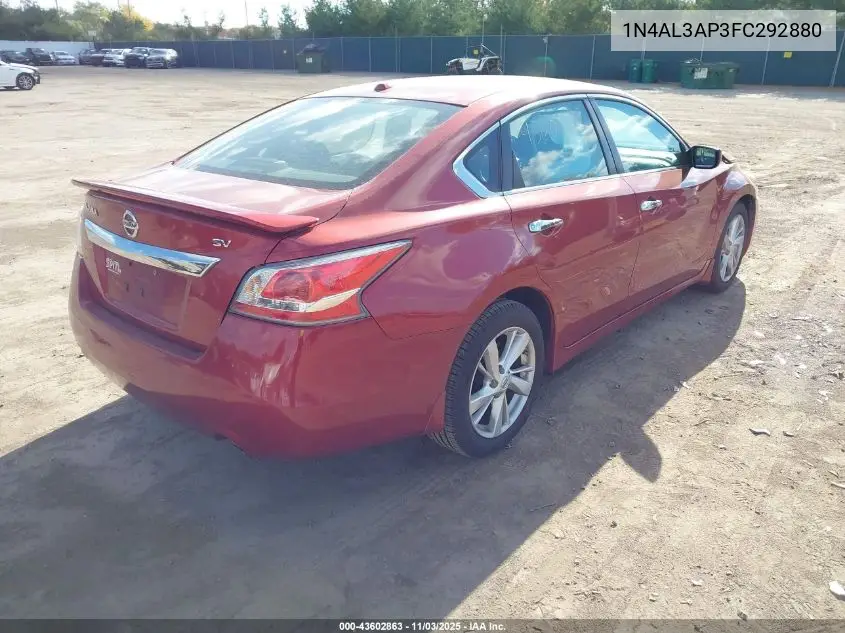 1N4AL3AP3FC292880 2015 Nissan Altima 2.5 Sv