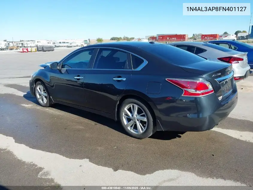 1N4AL3AP8FN401127 2015 Nissan Altima 2.5 Sl
