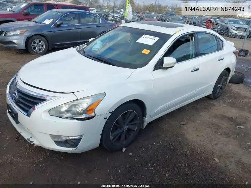 1N4AL3AP7FN874243 2015 Nissan Altima 2.5 Sl
