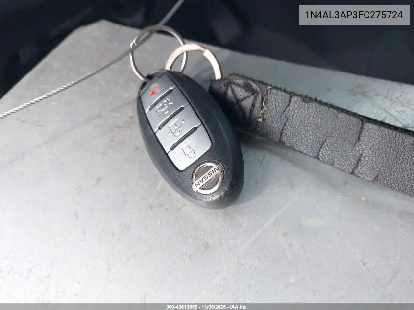 1N4AL3AP3FC275724 2015 Nissan Altima 2.5/2.5 S/2.5 Sl/2.5 Sv